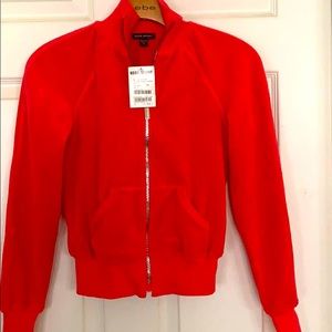 Bebe sport Velour zip-up jacket